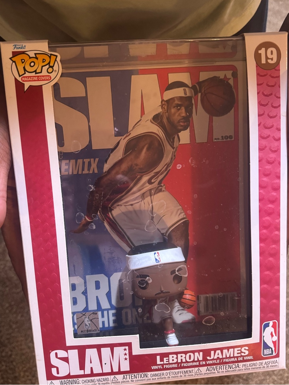 Funko Pop! LeBron James SLAM Magazine Cover Figure - Red/White/Blue